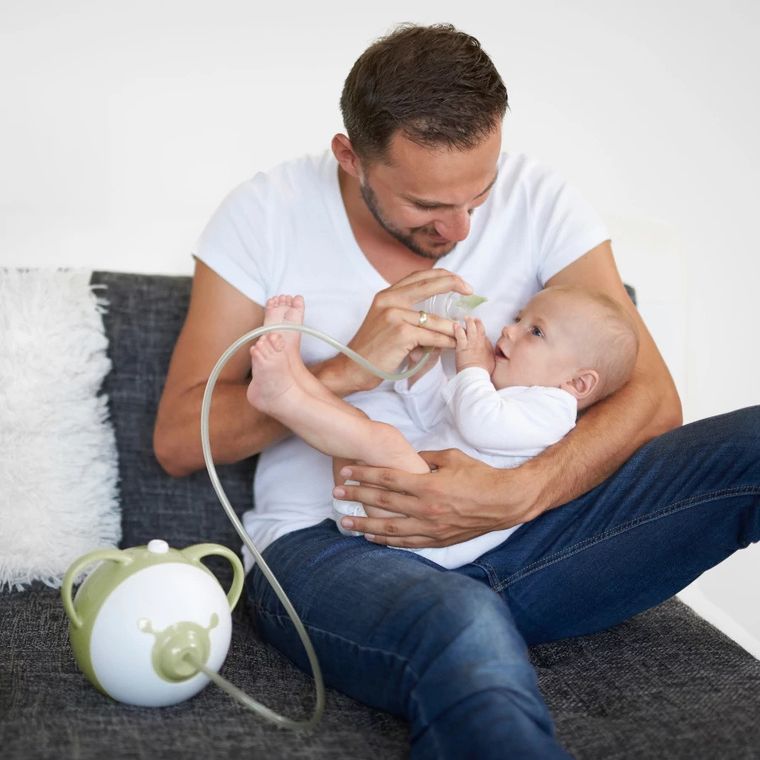 Nosiboo Pro, elektryczny aspirator do nosa, różowy