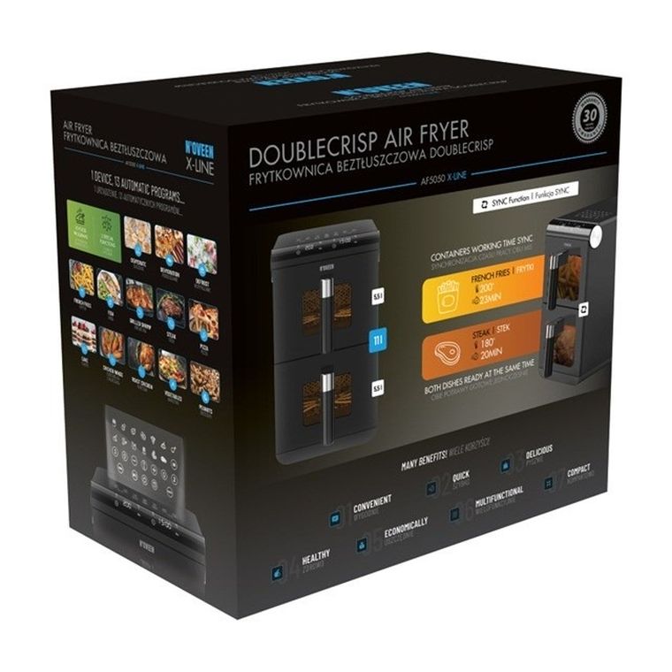 N'oveen, X-Line, frytkownica beztłuszczowa, AF505