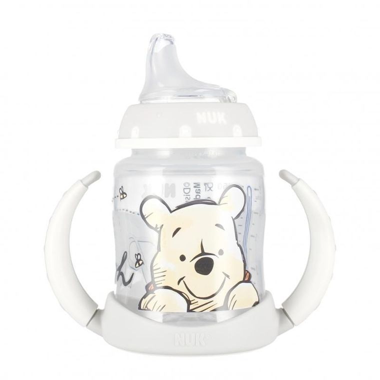 Nuk, Kubuś Puchatek, First, butelka z uchwytem, 6-18m, 150 ml, 1 szt.