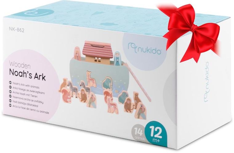 Nukido, Arka Noego ze zwierzątkami, drewniana
