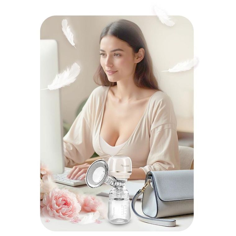 Nukido, laktator elektryczny, trójfazowy, beżowy, NK-961