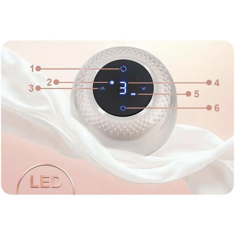 Nukido, laktator elektryczny, trójfazowy, beżowy, NK-963