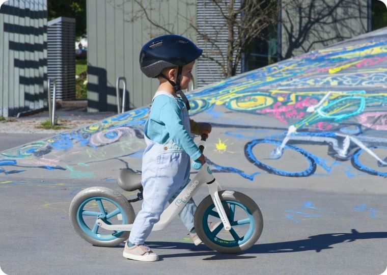 Nukido, Light Flee, rowerek biegowy dla dzieci, biały