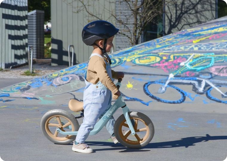 Nukido, Light Flee, rowerek biegowy dla dzieci, błękitny
