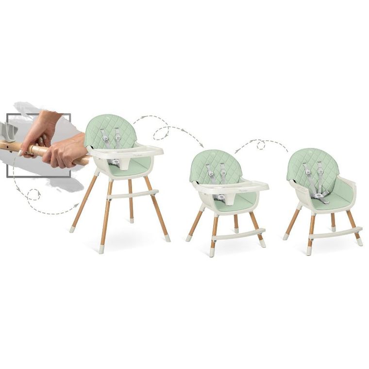 Nukido, Lilo, krzesełko do karmienia, miętowe