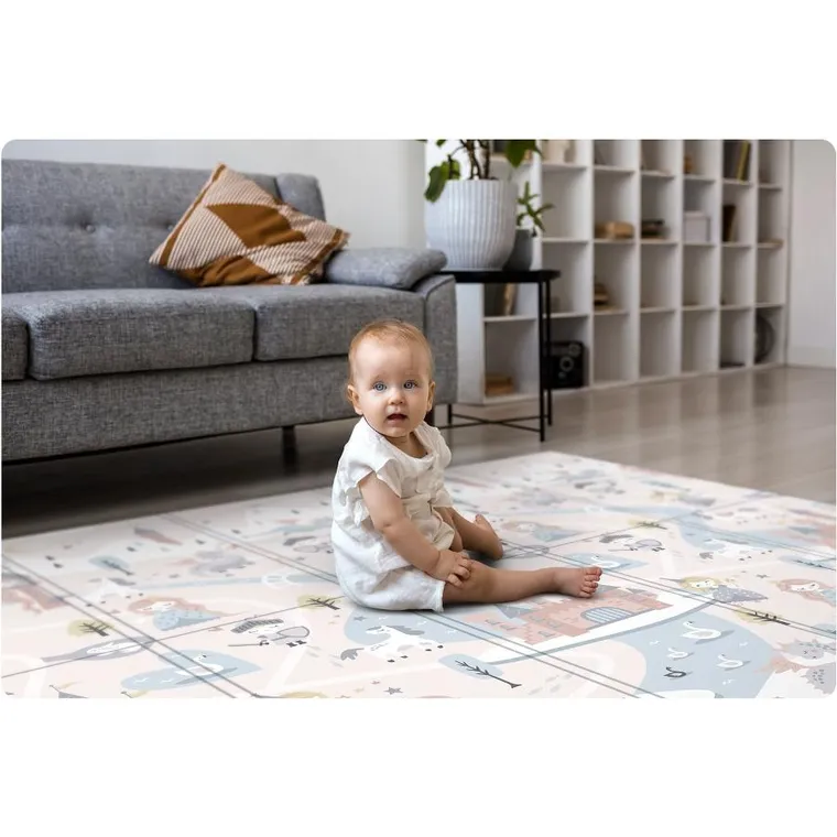 Nukido, mata piankowa, składana, 200-180-1 cm