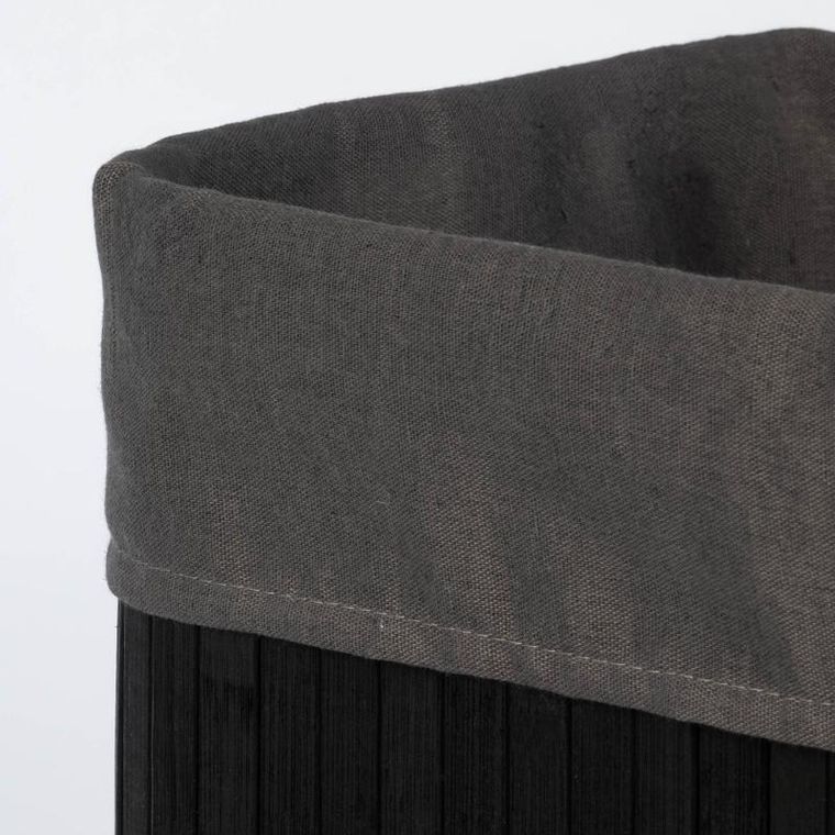 Nuxio, Sade, bambusowy kosz na pranie, 80l