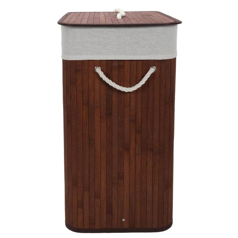 Nuxio, Svana, bambusowy kosz na pranie, 2-komorowy, 100l