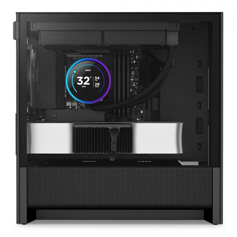 NZXT, H3 Flow Matx Mini Tower, obudowa komputerowa, czarna