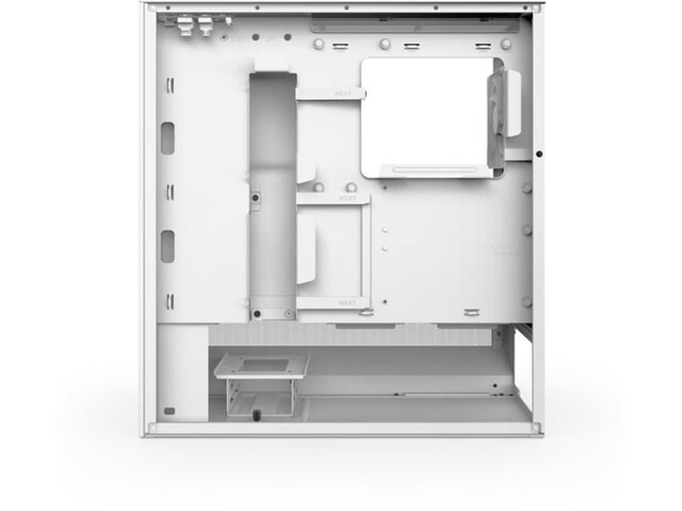 NZXT, H5 Flow, obudowa komputerowa, z oknem, RGB MIDI TOWER, biała