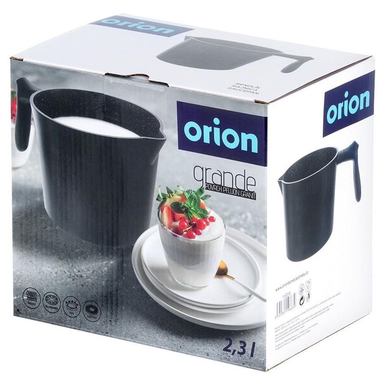 Orion, Grande, garnek do mleka, granitowy, 2,2l