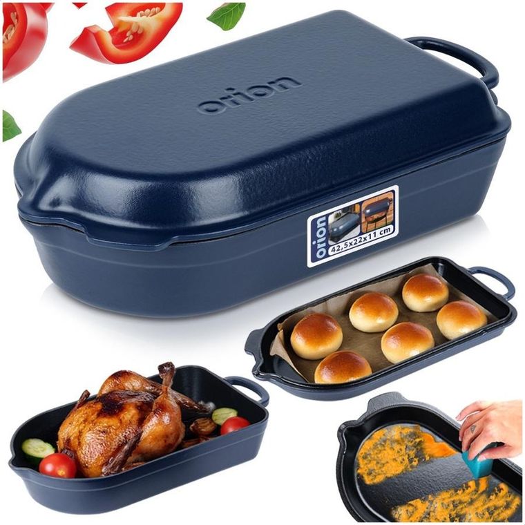 Orion, Litina, brytfanna żeliwna emaliowana, 4/2l