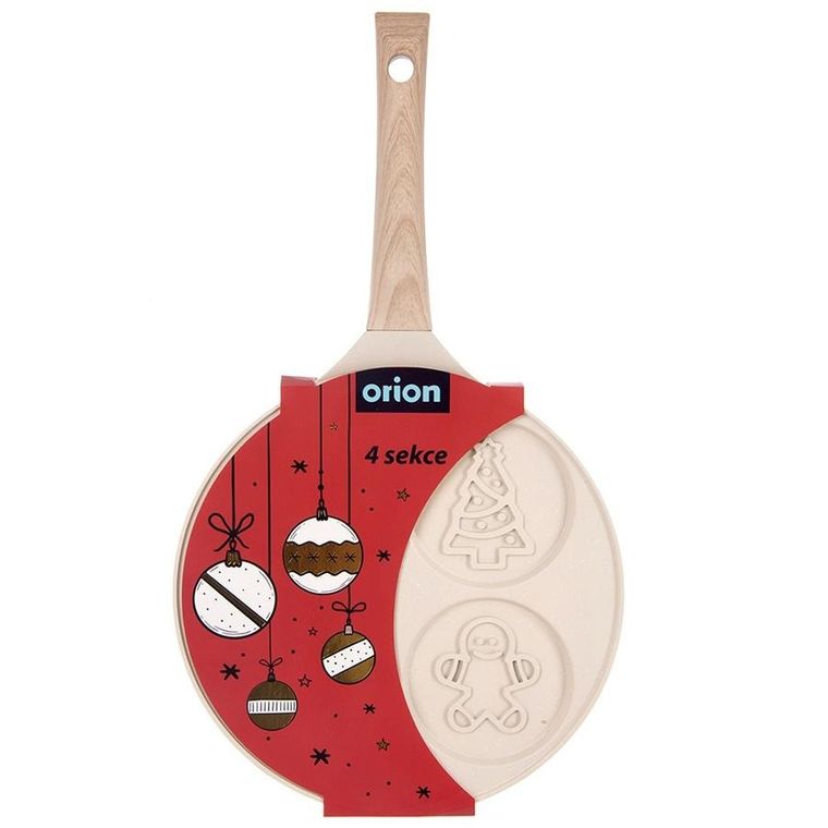 Orion, patelnia do jajek, 4 otwory, granitowa, 26 cm