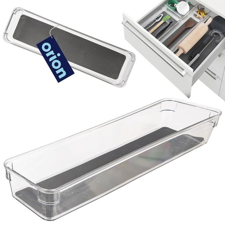 Orion, pojemnik do przechowywania, grey, 32.5-9-4.5 cm