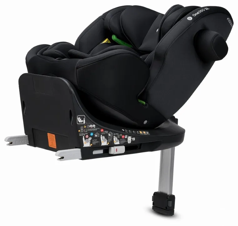 Osann, ONE360 SL, fotelik samochodowy, i-Size, All Black, 40-150 cm