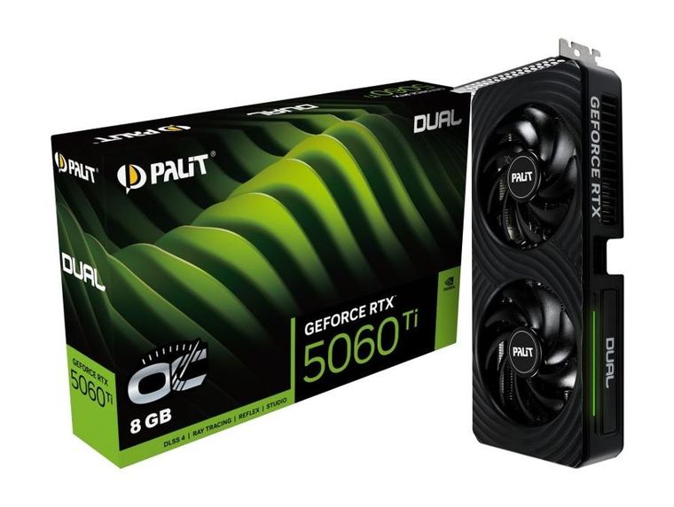 Palit, karta graficzna, GeForce RTX 5060 TI DUAL OC 8GB GDDR7 128bit 3DP/HDMI
