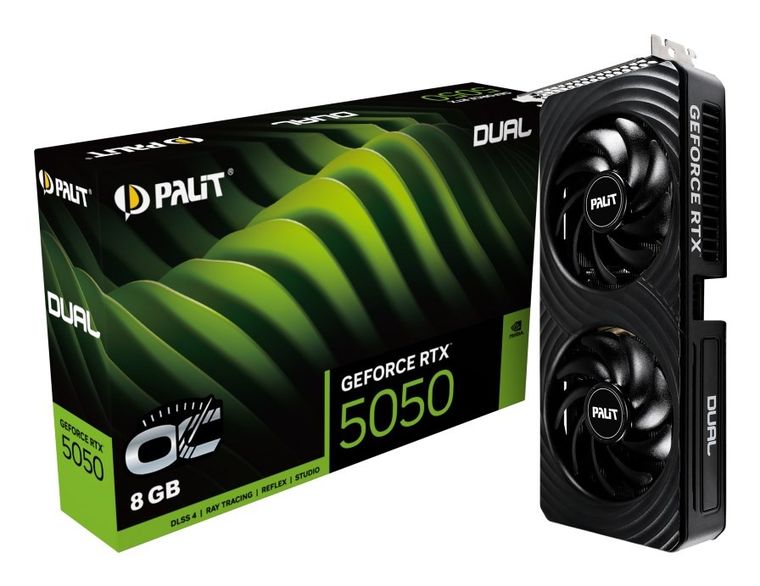 Palit, karta graficzna, RTX 5050 DUAL OC 8GB