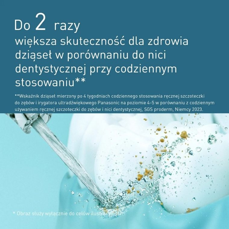 Panasonic, EW-DJ86-W503, irygator akumulatorowy, biały