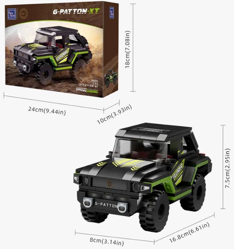 Pantasy, G-Patton XT, pojazd, klocki konstrukcyjne, 323 elementy
