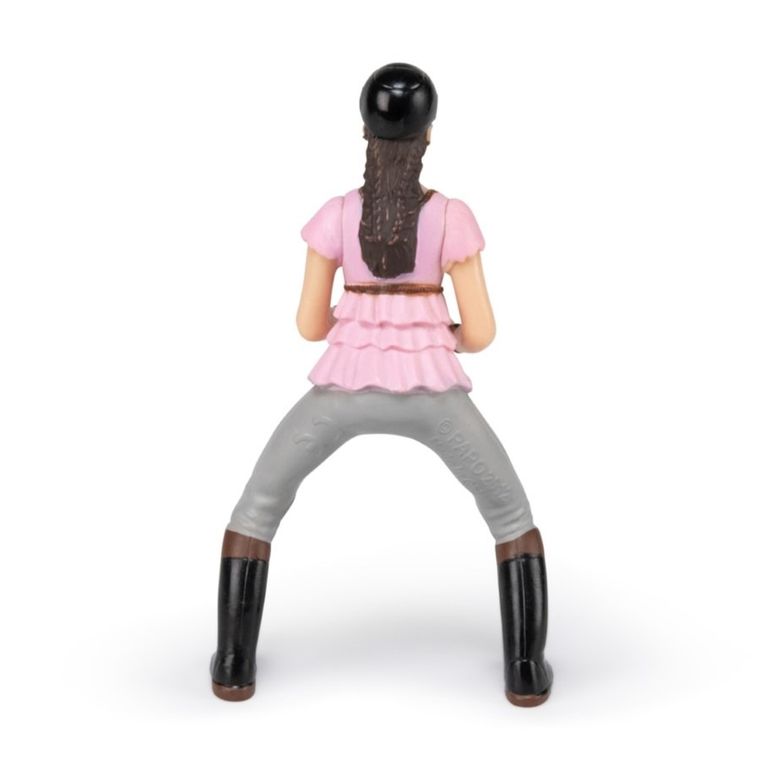 Papo, Dżokej kobieta w fioletowej bluzce, figurka kolekcjonerska