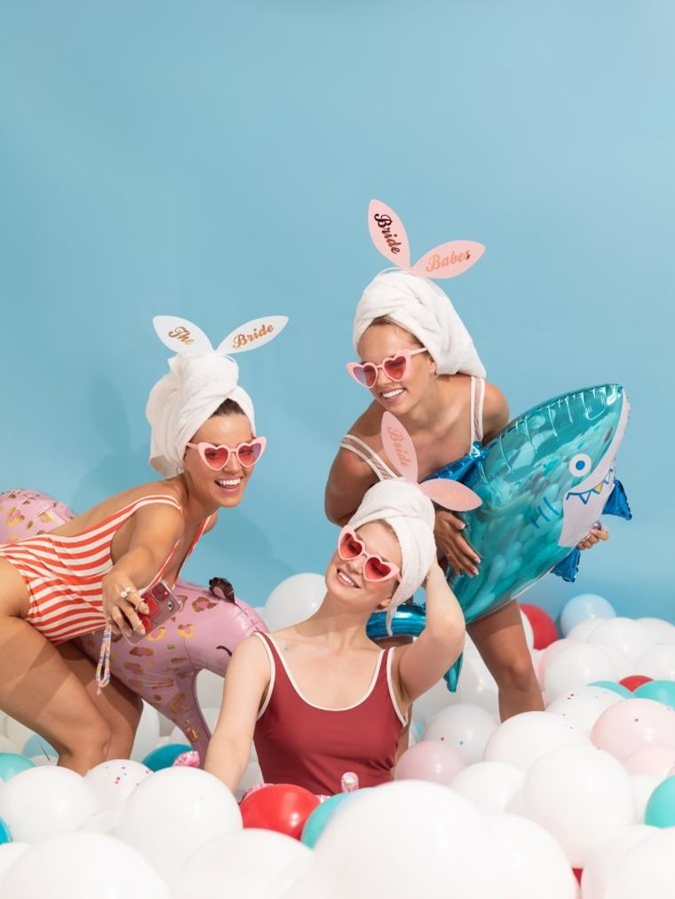 PartyDeco, opaski bride squad 29-25 cm, 6 szt.