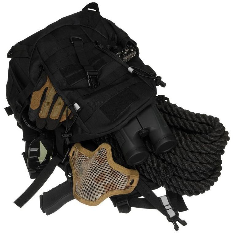 Peterson, plecak militarny, czarny