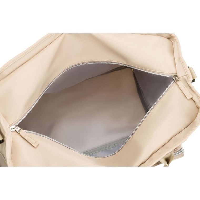 Peterson, torba podróżna z uchwytem na walizkę, beżowa