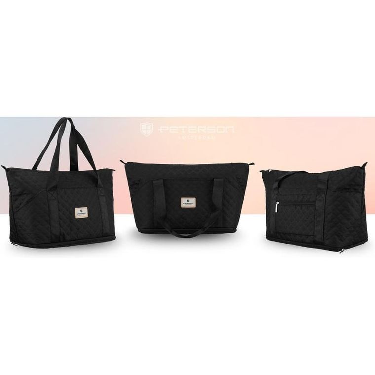 Peterson, torba treningowa, 1-komorowa, czarna