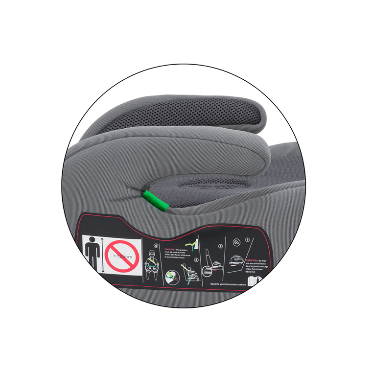 Petite&Mars, Optimus Pro, i-Size, podstawka samochodowa, grey air, 125-150 cm