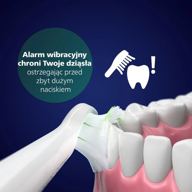 Philips, Sonicare 5300, szczoteczka soniczna, biała, HX7108/01