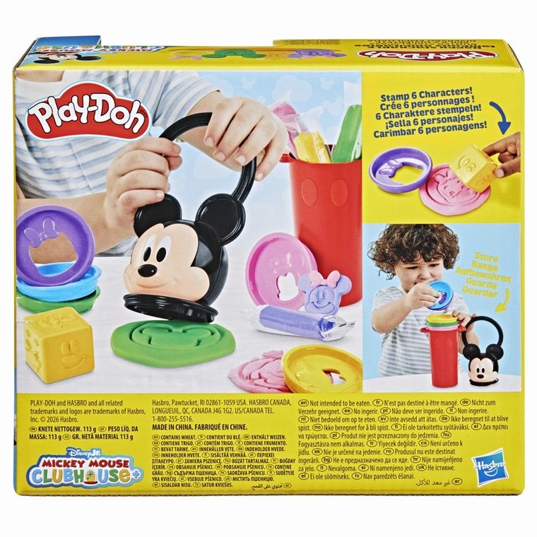 Play-Doh, Disney Jr, Myszka Mickey, Lep i Układaj, zestaw kreatywny