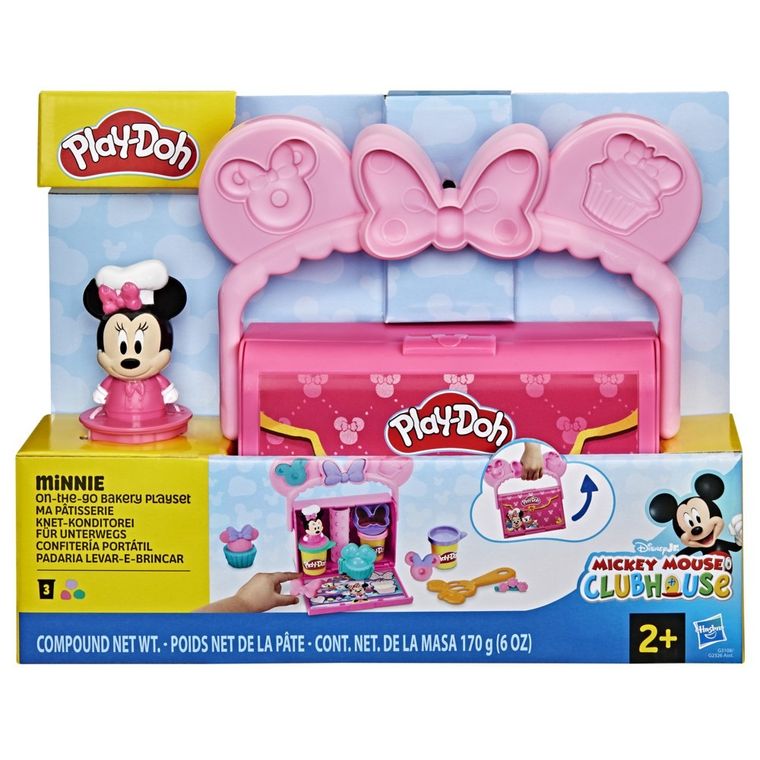 Play-Doh, Disney Jr, Przenośna Cukiernia Minnie, zestaw kreatywny