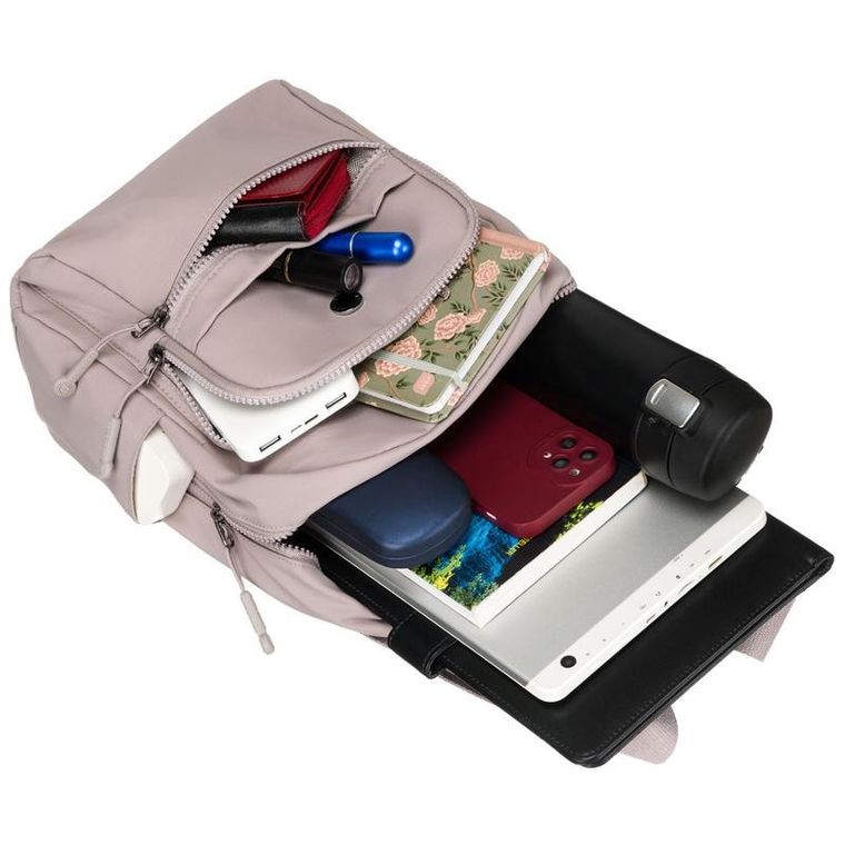 Plecak miejski, fioletowy, Peterson