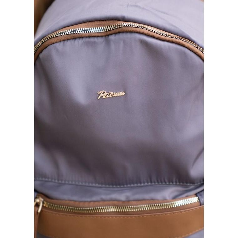 Plecak miejski, szary, Peterson