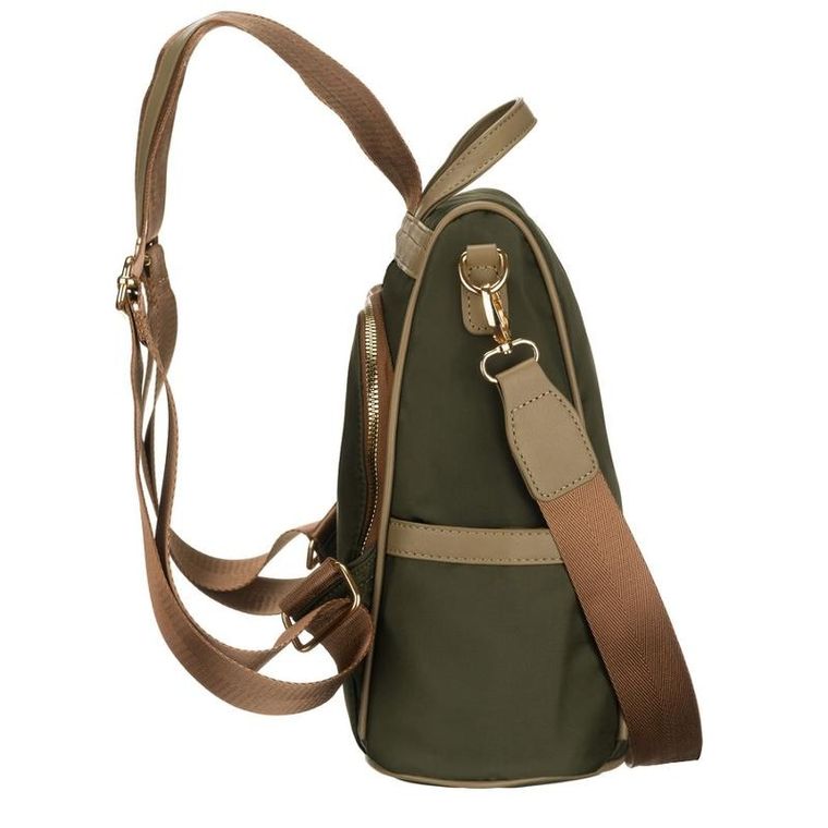 Plecak miejski, zielony, skóra ekologiczna, Peterson