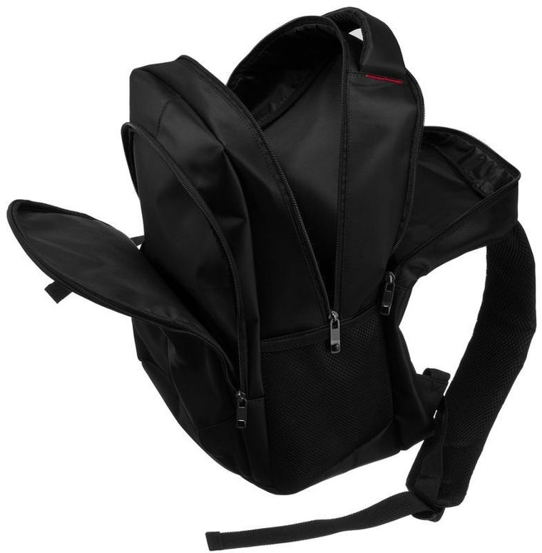 Plecak na laptopa, czarny, Peterson