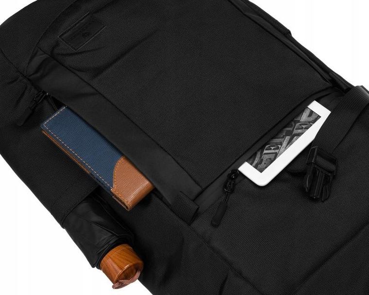 Plecak na laptopa, czarny, Peterson