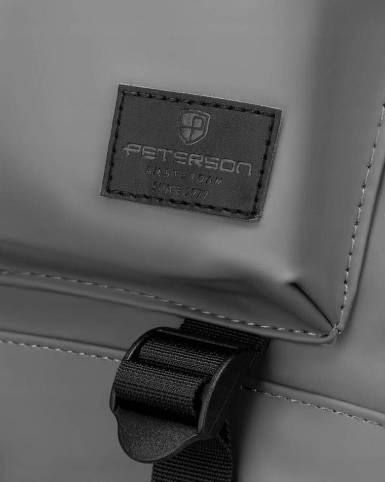 Plecak na laptopa, szary, Peterson