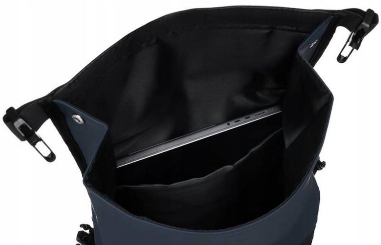 Plecak na laptopa, wodoodporny, granatowy, Peterson