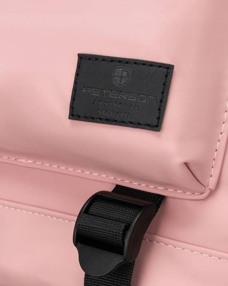 Plecak na laptopa, wodoodporny, różowy, Peterson