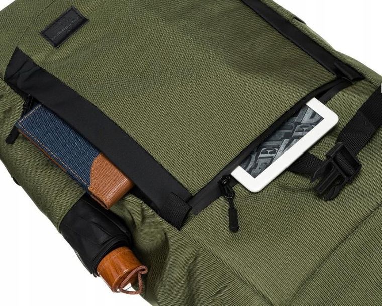 Plecak na laptopa, zielony, Peterson