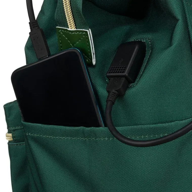 Plecak podróżny, bagaż podręczny do samolotu, zielony, Peterson