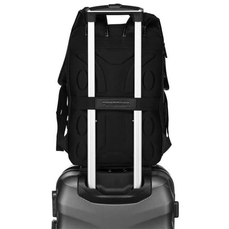 Plecak podróżny na laptopa, bagaż podręczny do samolotu, czarny, Peterson