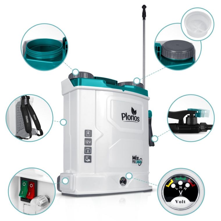 Plonos, opryskiwacz akumulatorowy