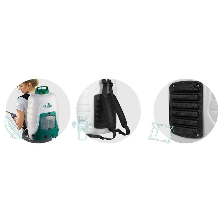 Plonos, opryskiwacz akumulatorowy, z wózkiem