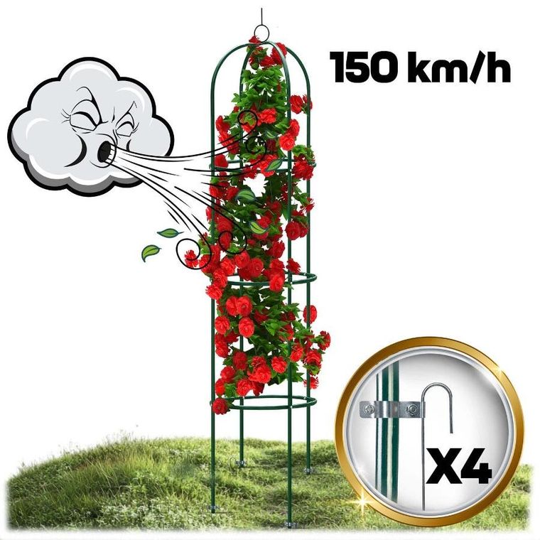 Plonos, pergola ogrodowa, kolumna, 200 cm