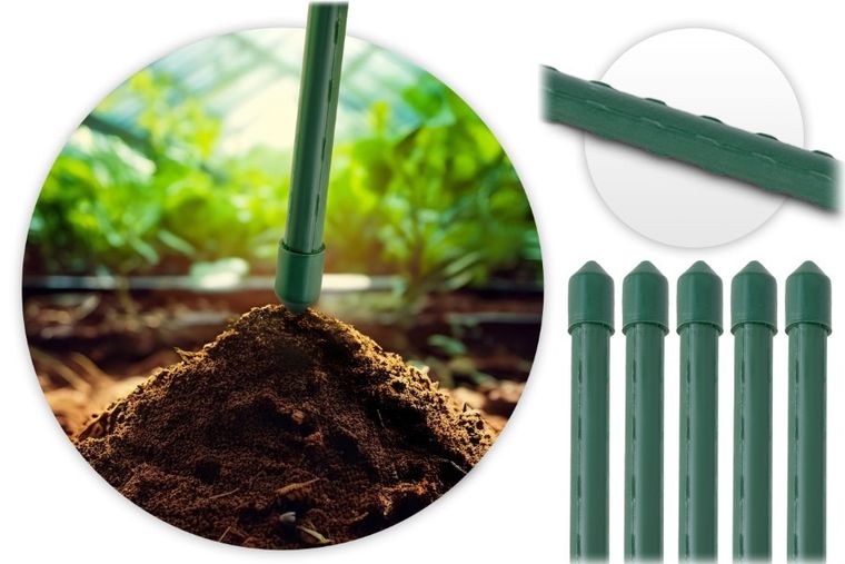 Plonos, tunel ogrodowy 2,5-4m, 10m2, różowy