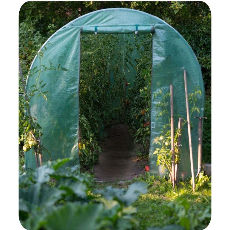 Plonos, tunel ogrodowy, 3-6m, 18m2, zielony