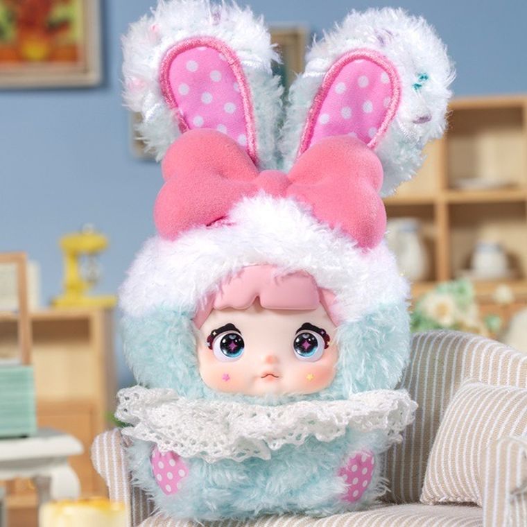 Pop Top, Hi Toy, Nommi, Króliczki, pluszowa figurka z zawieszką, 1 szt.