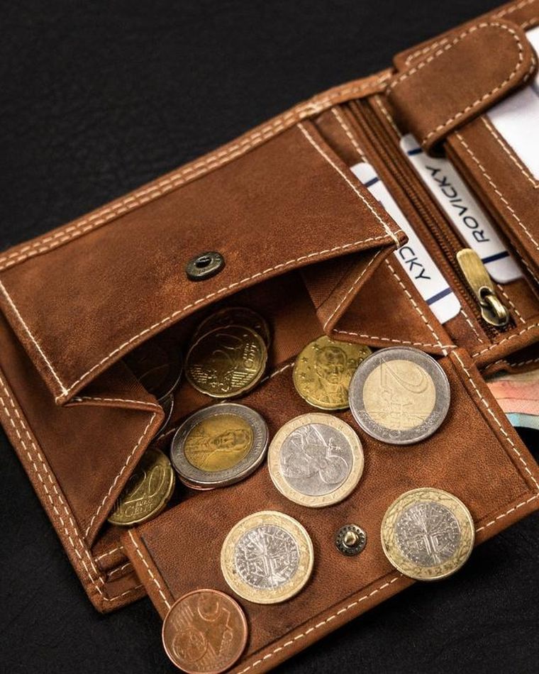 Portfel, brązowy, skórzany, Always Wild